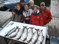 salmon fishing charters, halibut charters, Tofino, BC, Canada, sport-fishing charters